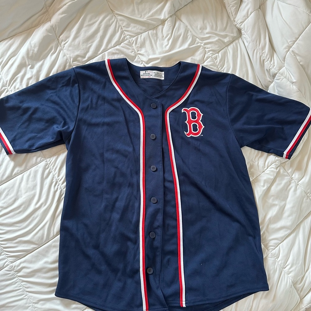 Red Sox Navy Blue Baseball Jersey